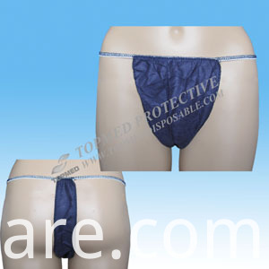 Disposable Briefs Nonwoven T-Briefs with Lace, Sanitary Brief Disposable with Ce FDA ISO